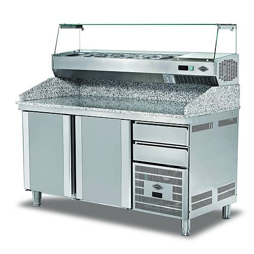Empero EMP.160.80.02 Granit Tablal� Hamur Haz�rl�k Buzdolab�