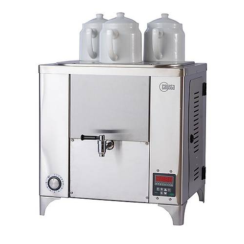 �ayista QGSE3I Qarabag �ay Makinesi, 3 Demlikli, 23 L, Elektrikli, Inox