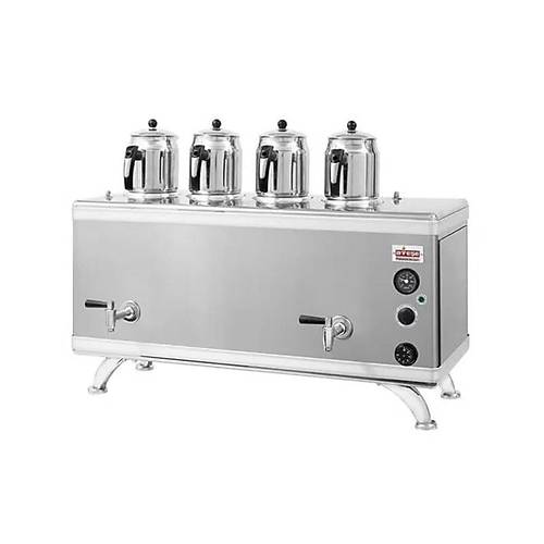 Atee Gold Compact Otomatik Gazl Elektrikli nox 4 Demlikli ay Kazan, 45 Litre, GCIGE04