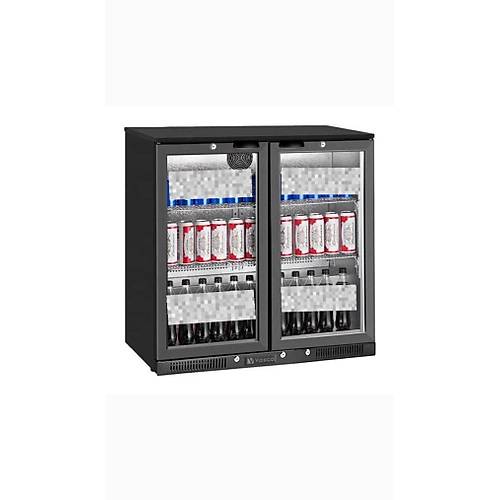 Vosco 2 Kap�l� Bar Arkas� �i�e So�utucu Dolap, 238 L, Siyah, VBB-S250