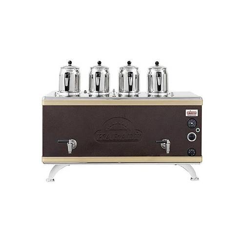 Atee Gold Compact Otomatik Gazl Elektrikli Statik 4 Demlikli ay Kazan, 45 Litre, GCSGE04