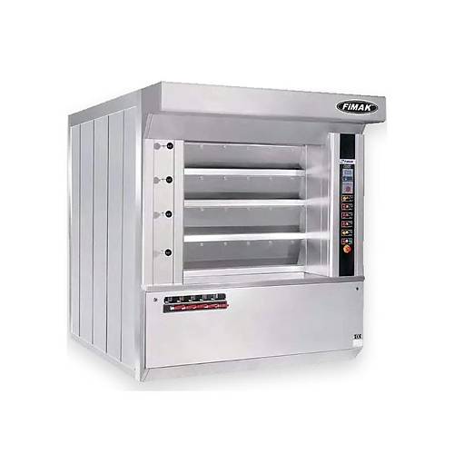 F�MAK FM.100 4 Katl� Ta� Tabanl� Gazl� Ekmek F�r�n�, 2880 Ekmek Kapasiteli