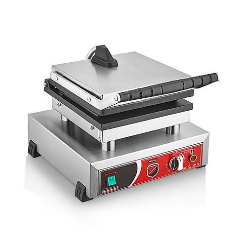 SilverInox D�rtl� Kare Model Waffle Makinesi, Elektrikli