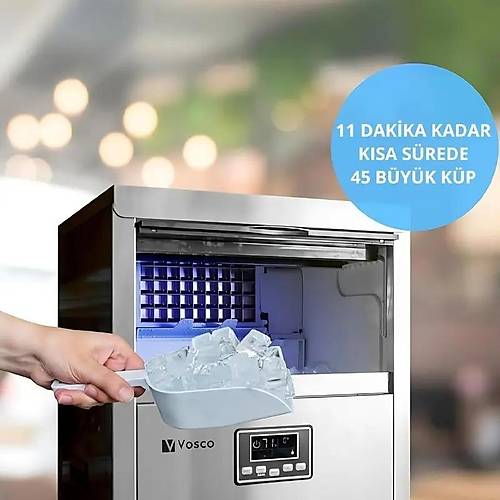 Vosco 65 Kg Kp Buz Makinesi, VSC-65/S