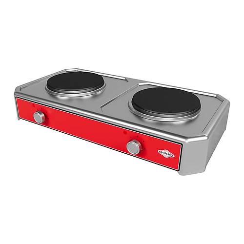 Empero Mini Set�st� Elektrikli Ocak 2 Yuvarlak Pleytli	790x425x140, EMP.SKE.020