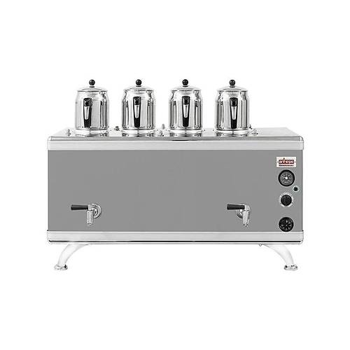 Atee Gold Compact Otomatik Gazl Elektrikli nox 4 Demlikli ay Kazan, 45 Litre, GCIGE04