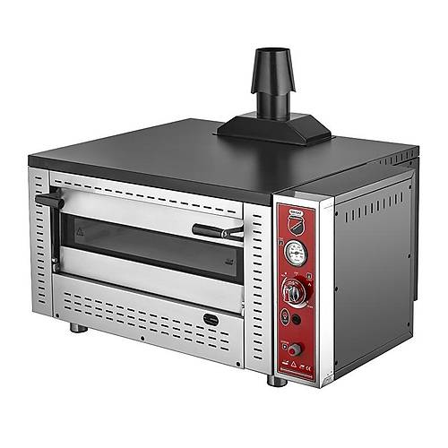 SilverInox Tek Katl Pizza Frn Doalgazl 30cm x 4 Pizza
