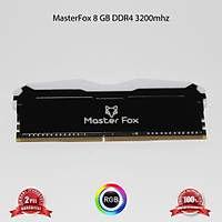 MasterFox Gaming Pro 8 Gb DDr4 3200mhz RGB Performans Ram Bellek
