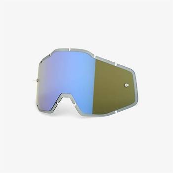 %100 PLUS REPLACEMENT LENS BLUE MRROR/SMOKE