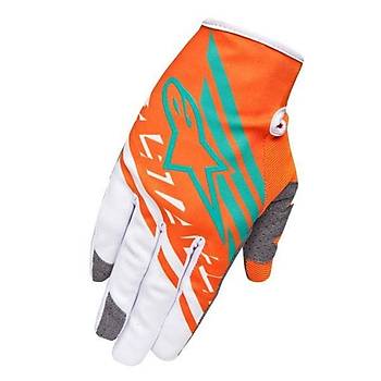 ALPINESTARS RACER SUPERMATIC ELDVEN TURUNCU BEYAZ