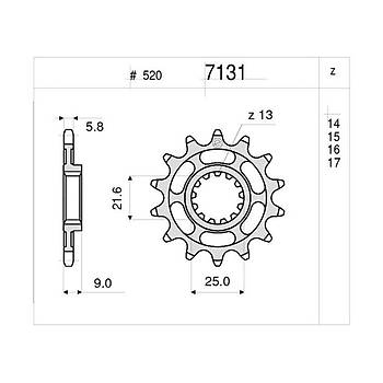 GSXR YZF ZX7/9  (520) OGNIBENE N DL 14T