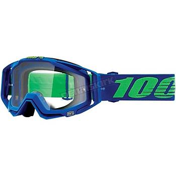 %100 RACECRAFT DREAMFLOW CLEAR LENS GOGGLES