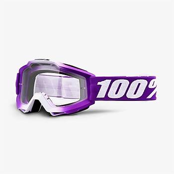 %100 ACCURI FRAMBOISE CLEAR LENS GOGGLES