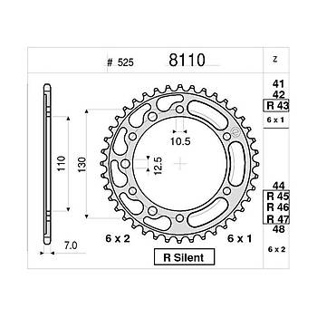 YAMAHA 600 R6 06 OGNIBENE ARKA DL 45T