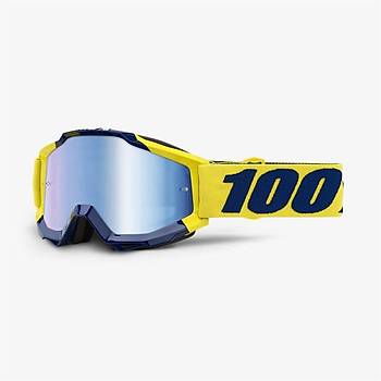%100 ACCURI SUPPLY MIRROR BLUE LENS GOGGLES