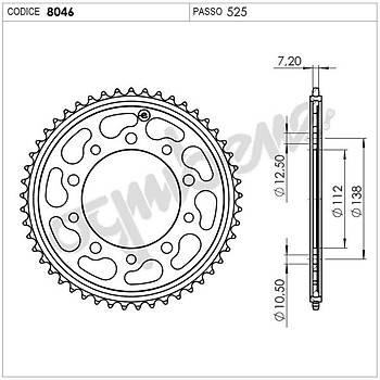 HONDA 600-900 97 OGNIBENE ARKA DL 41T