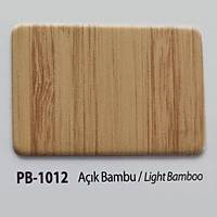 Açýk Bambu Ahþap Desen Kompozit Levha - Petechbond