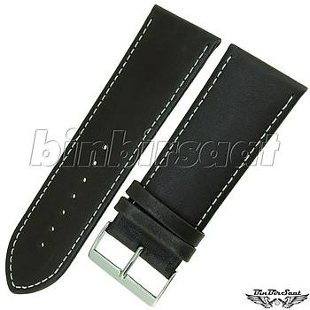 BANDCO BUFFALO Hakiki Deri 28mm A Kalite Saat Kordonu BND2826M-1B  3 Renk Seenek