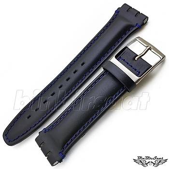 BANDCO SWATCH UYUMLU 19MM Hakiki Deri Saat Kordonu BANDCO19M-23