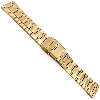 elik Mat-Parlak Saat Kordonu Altn Rengi 20-22-24mm ZR2024-Z1G