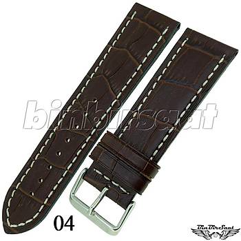 BANDCO BUFFALO Hakiki Deri 24mm A Kalite Saat Kordonu BND2422M-1C  5 Renk Seenekli