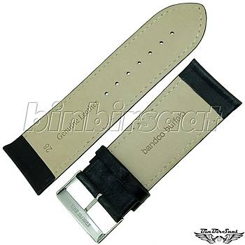 BANDCO BUFFALO Hakiki Deri 28mm A Kalite Saat Kordonu BND2826M-1C  2 Renk Seenek