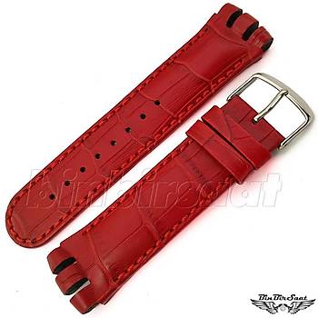 SWC21M-S9  SWATCH UYUMLU 21MM Bandco Buffalo Hakiki Deri Saat Kordonu Swatch Irony Nabab & Irony Scuba