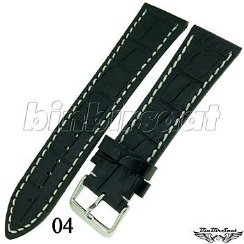BANDCO BUFFALO Hakiki Deri 24mm Uzun A Kalite Saat Kordonu BND2422M-1G  4 Renk Seenekli