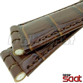 SWC21M-1  SWATCH UYUMLU 21MM Bandco Hakiki Deri Saat Kordonu
