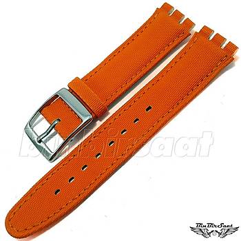 Swatch Uyumlu 17mm mperteks Saat Kay 2 Renk Seenekli