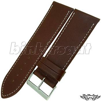 BANDCO BUFFALO Hakiki Deri 26mm A Kalite Saat Kordonu 2 Renk Seenek BND2626M-1B