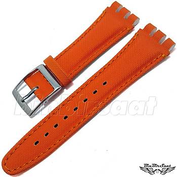Swatch Uyumlu 19mm mperteks Saat Kay 2 Renk Seenekli