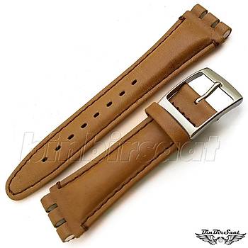 BANDCO SWATCH UYUMLU 19MM Hakiki Deri Saat Kordonu BANDCO19M-29