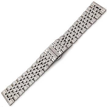 Dolgu Solid elik Parlak Knye Modeli Saat Kordonu 18-20-22mm