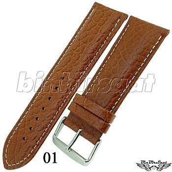BANDCO BUFFALO Hakiki Deri 24mm A Kalite Saat Kordonu BND2422M-1B  4 Renk Seenekli