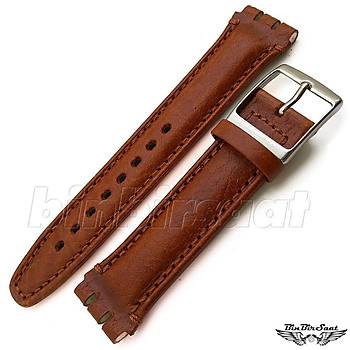 BANDCO SWATCH UYUMLU 19MM Hakiki Deri Saat Kordonu BANDCO19M-15