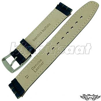 BANDCO SWC17M-1 SWATCH UYUMLU 17MM Hakiki Deri Saat Kordonu 4 Renk Seenekli