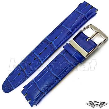 SWATCH UYUMLU BANDCO 17MM Hakiki Deri Saat Kay BANDCO 17M-17
