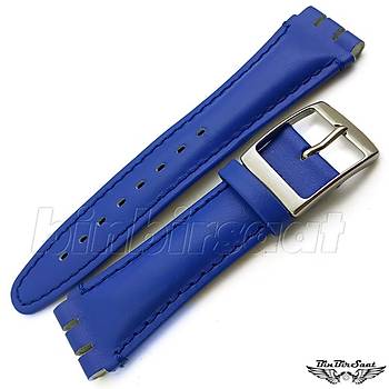 BANDCO SWATCH UYUMLU 19MM Hakiki Deri Saat Kordonu BANDCO19M-24