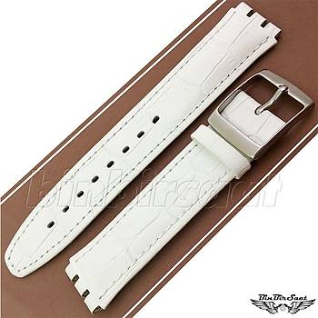 SWATCH UYUMLU BANDCO 17MM Hakiki Deri Saat Kay BANDCO 17M-21