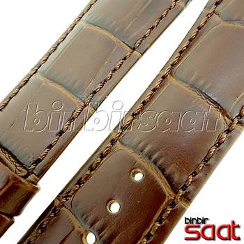 SWC21M-1  SWATCH UYUMLU 21MM Bandco Hakiki Deri Saat Kordonu