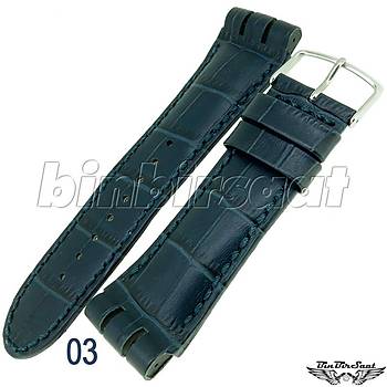 BANDCO SWC24L SWATCH IRONY CHRONOGRAPH UYUMLU 23-24MM Hakiki Deri Saat Kordonu 7 Renk Seenekli