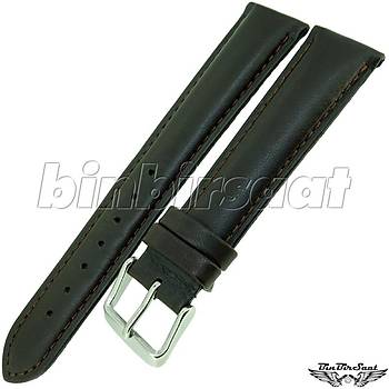 BANDCO BUFFALO Hakiki Deri 18mm A Kalite Uzun Saat Kordonu BD1816M-1B