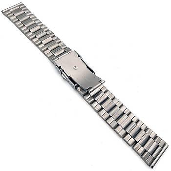 Bkme elik Mat-Parlak Saat Kordonu 20-22-24mm ZR2024-C2