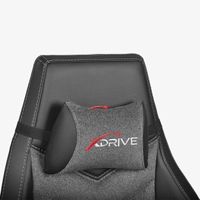 xDrive Frtna Ayak Uzatmal Profesyonel Oyuncu Koltuu Kuma Gri/Siyah