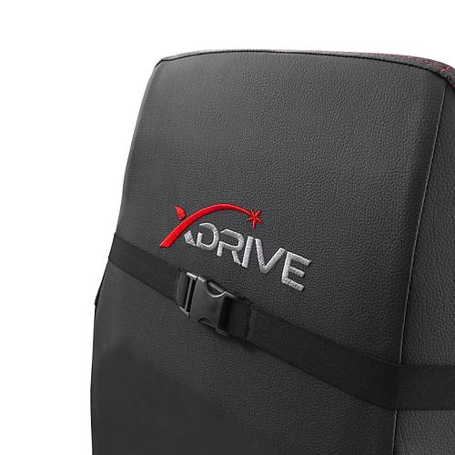 xDrive Frtna Masajl Ayak Uzatmal Profesyonel Oyuncu Koltuu Siyah/Siyah