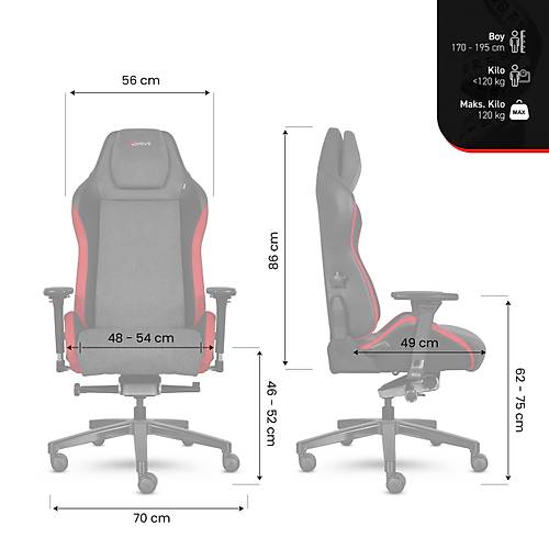 xDrive Altay Profesyonel �al��ma Koltu�u Taba