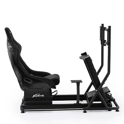 xDrive RGB Alminyum Yar Simlatr Kokpiti ve F1 Koltuu Bs01