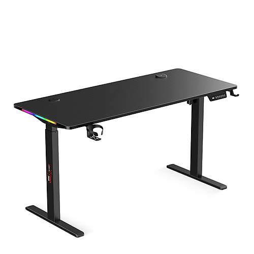 xDrive Rzgar Ykseklik Ayarl RGB Oyuncu & alma Masas Siyah ( 140x60 )