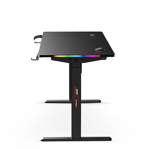 xDrive Rzgar Ykseklik Ayarl RGB Oyuncu & alma Masas Siyah ( 140x60 )
